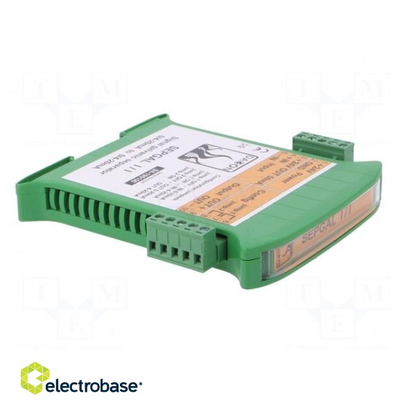 Converter: signal separator | DIN | 0÷20mA,4÷20mA | 22÷28VDC | IP20 paveikslėlis 8