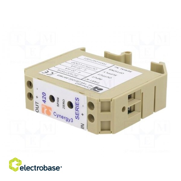 Converter: signal separator | for DIN rail mounting | 4÷20mA фото 2