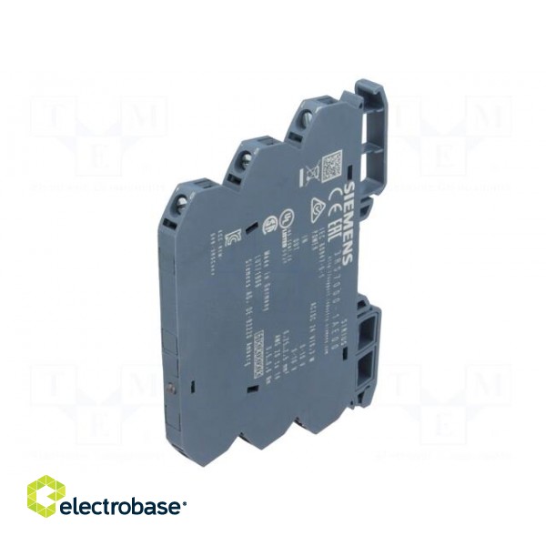 Converter: signal separator/amplifier | DIN | 0÷10V | 24VDC | 24VAC image 1