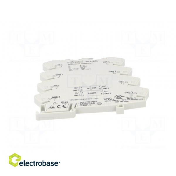 Converter: signal separator/amplifier | for DIN rail mounting фото 5