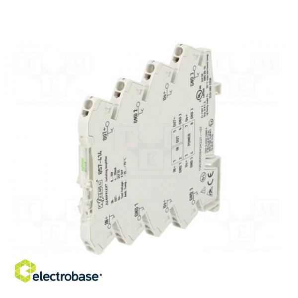 Converter: signal separator/amplifier | for DIN rail mounting фото 1