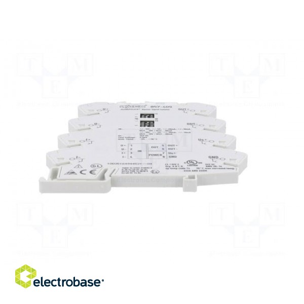 Converter: signal separator/amplifier | for DIN rail mounting image 5