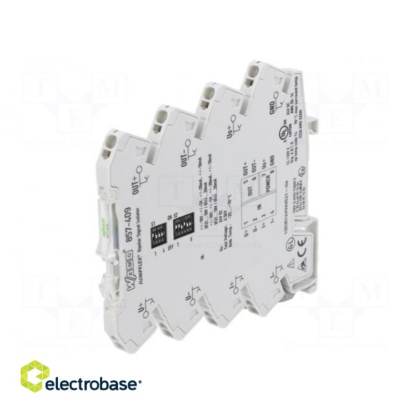 Converter: signal separator/amplifier | for DIN rail mounting фото 1