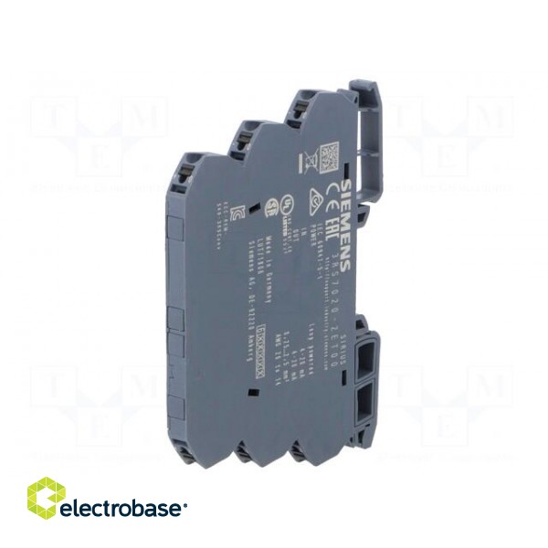 Converter: signal separator/amplifier | for DIN rail mounting image 1