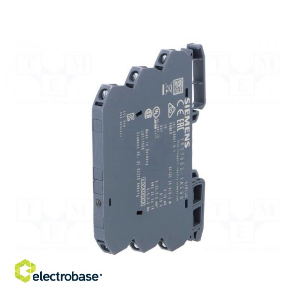 Converter: signal separator/amplifier | DIN | 4÷20mA | 24VDC | 24VAC paveikslėlis 1