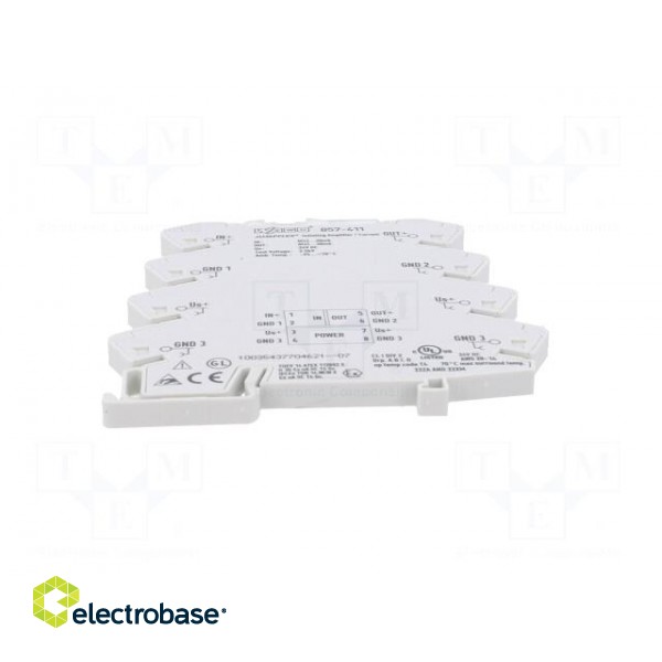 Converter: signal separator/amplifier | for DIN rail mounting фото 5