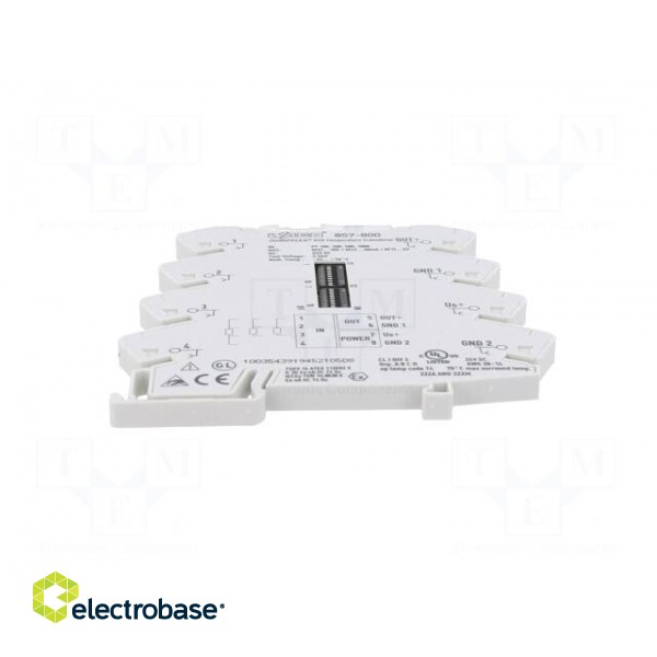 Converter: temperature | for DIN rail mounting | 24VDC | IP20 image 5