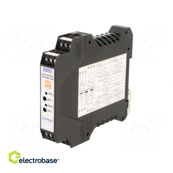 Converter: trip amplifier | for DIN rail mounting | 24VDC | 0÷55°C фото 1