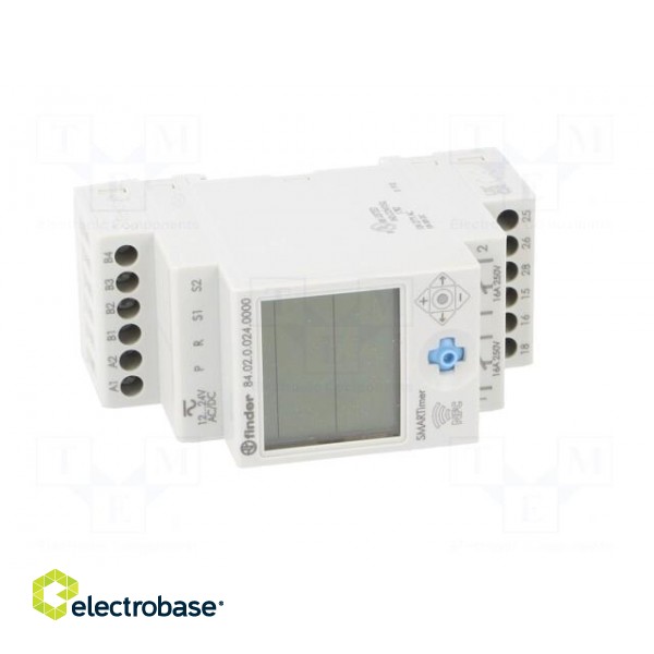 Programmable time switch | 0,1s÷9999h | SPDT x2 | 250VAC/16A | IP20 фото 9