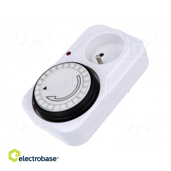 Programmable time switch | 15min÷24h | 250VAC/16A | Usup: 230VAC image 1