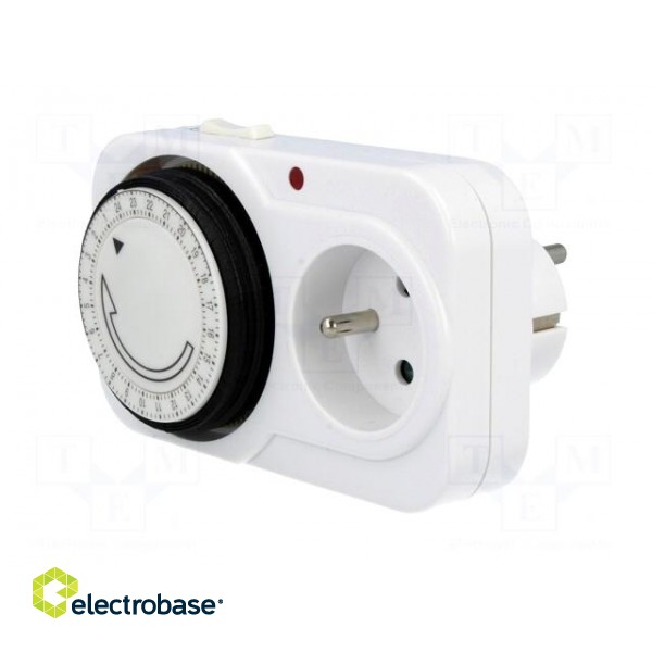 Programmable time switch | 15min÷24h | 250VAC/16A | Usup: 230VAC image 4
