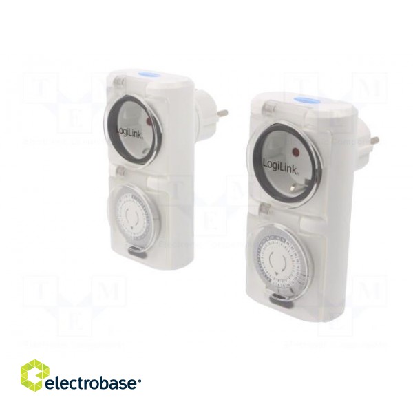Programmable time switch | 30min÷24h | 230VAC/16A | 230VAC | IP44 image 2