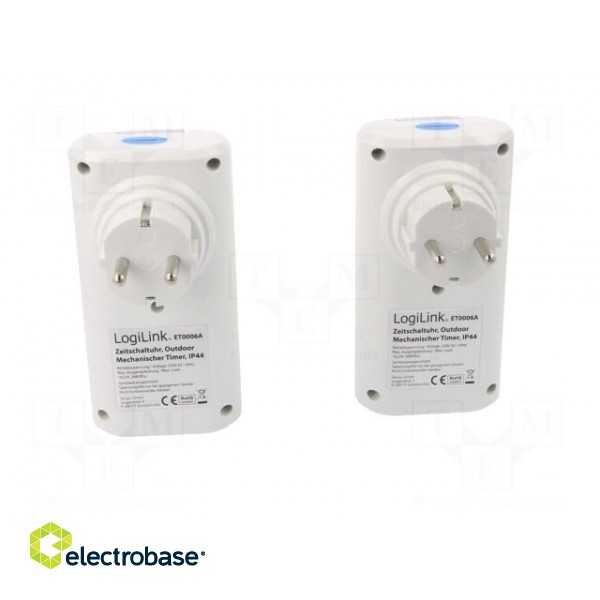 Programmable time switch | 30min÷24h | 230VAC/16A | 230VAC | IP44 image 5