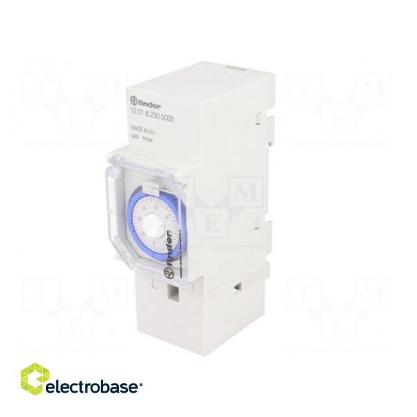 Programmable time switch | 30min÷24h | SPDT | 250VAC/16A | -5÷50°C image 2