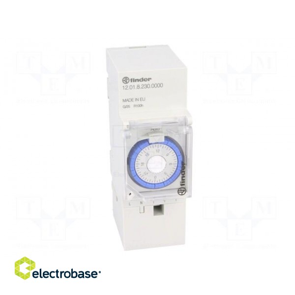 Programmable time switch | 30min÷24h | SPDT | 250VAC/16A | -5÷50°C image 9