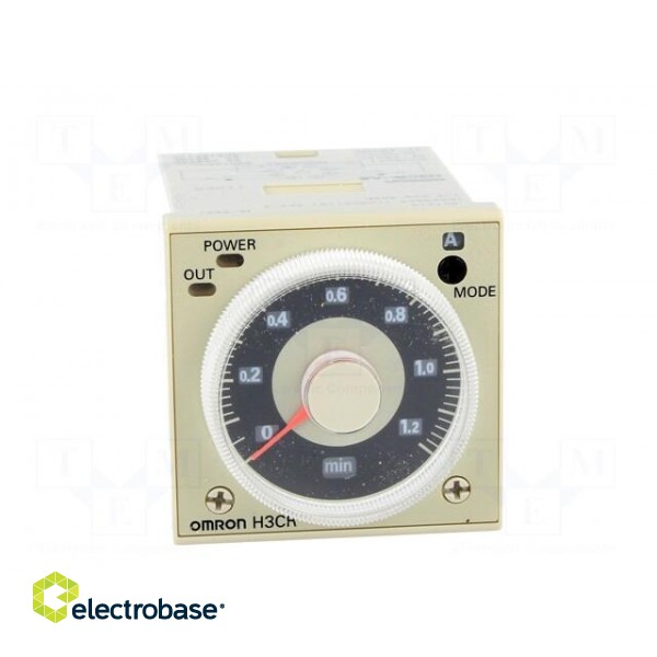 Timer | 0,05s÷300h | DPDT | 250VAC/5A | 24÷48VAC | 12÷48VDC | octal | IP40 image 9