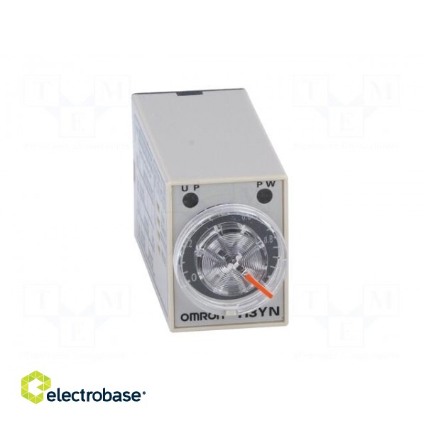 Timer | 0,1min÷10h | DPDT | 250VAC/5A | 24VDC | socket | -10÷50°C | PIN: 8 фото 9