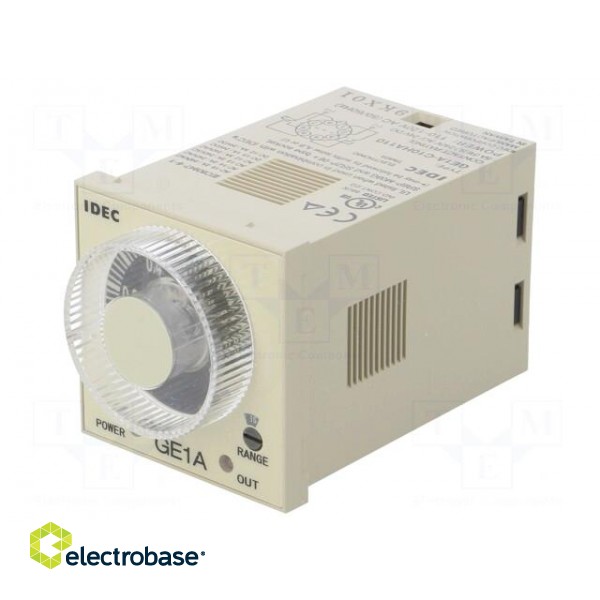 Timer | 0,1s÷10h | DPDT | 240VAC/5A,24VDC/5A | 110÷120VAC | socket image 1