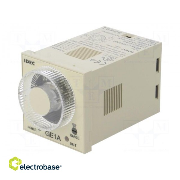 Timer | 0,1s÷10h | DPDT | 240VAC/5A,24VDC/5A | 220÷240VAC | socket image 1