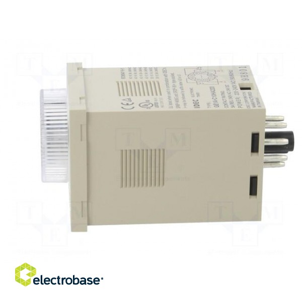 Timer | 0,1s÷10h | DPDT | 240VAC/5A,24VDC/5A | 220÷240VAC | socket image 3