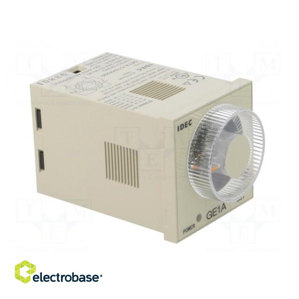 Timer | 0,1s÷10h | DPDT | 240VAC/5A,24VDC/5A | 220÷240VAC | socket paveikslėlis 8