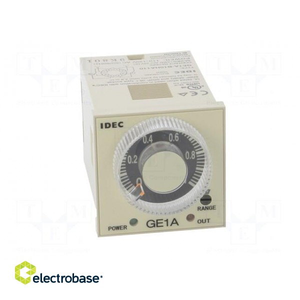 Timer | 0,1s÷10h | SPDT + SPDT | 240VAC/5A,24VDC/5A | socket | PIN: 8 image 9