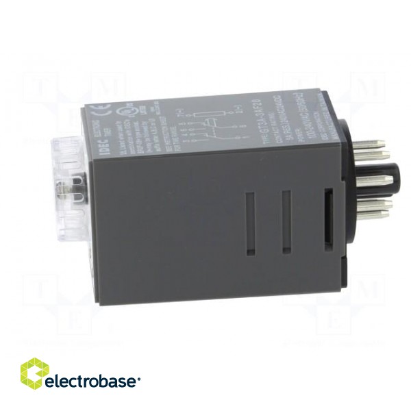 Timer | 0,1s÷180h | DPDT | 250VAC/5A,30VDC/5A | 100÷240VAC | socket image 3