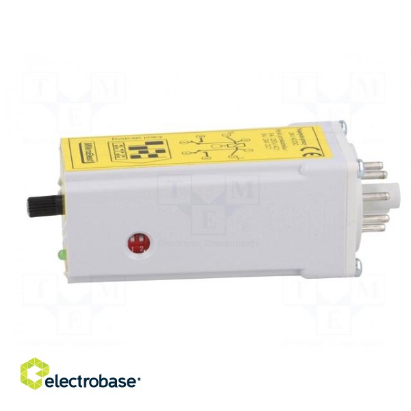 Timer | 0,25s÷12min | DPDT | 24VDC/8A,250VAC/8A | 24VAC | 24VDC | socket image 7