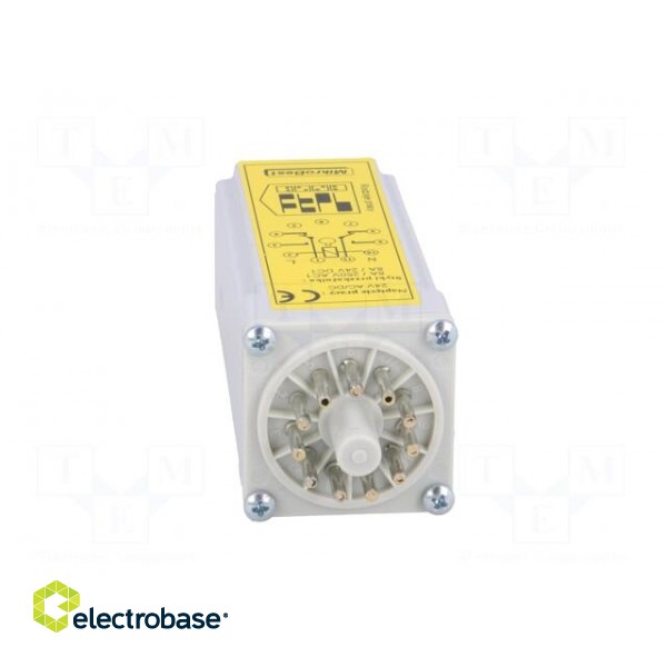 Timer | 0,25s÷12min | DPDT | 24VDC/8A,250VAC/8A | 24VAC | 24VDC | socket image 9