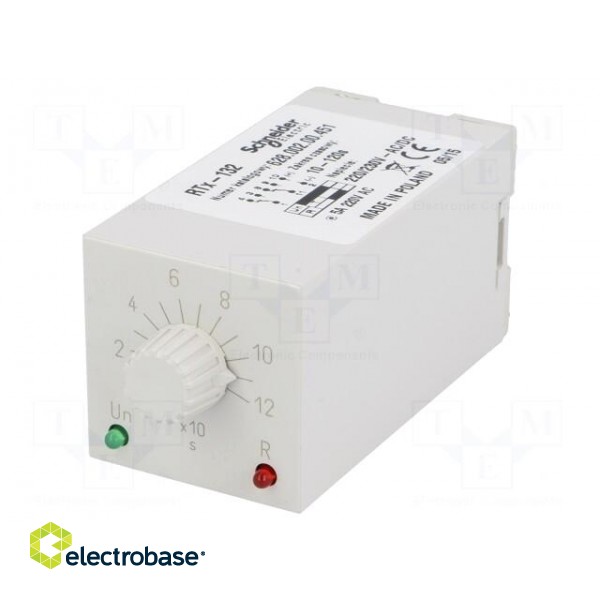 Timer | 10÷120s | DPDT | 230VAC/5A | 220÷230VAC | 220÷230VDC | undecal фото 1