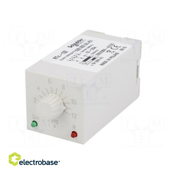 Timer | 10÷120s | DPDT | 230VAC/5A | 220÷230VAC | 220÷230VDC | undecal image 2