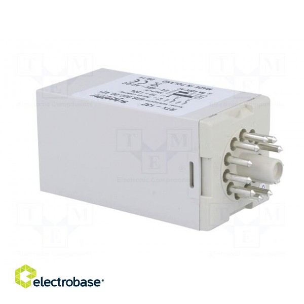 Timer | 10÷120s | DPDT | 230VAC/5A | 24÷48VAC | 24÷48VDC | undecal | IP40 фото 4