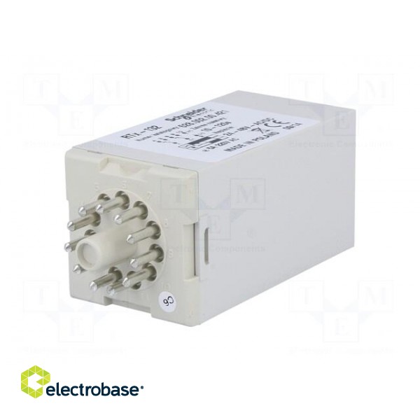 Timer | 10÷120s | DPDT | 230VAC/5A | 24÷48VAC | 24÷48VDC | undecal | IP40 фото 6