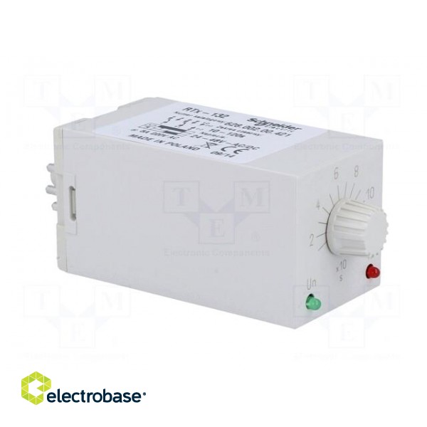 Timer | 10÷120s | DPDT | 230VAC/5A | 24÷48VAC | 24÷48VDC | undecal | IP40 фото 8