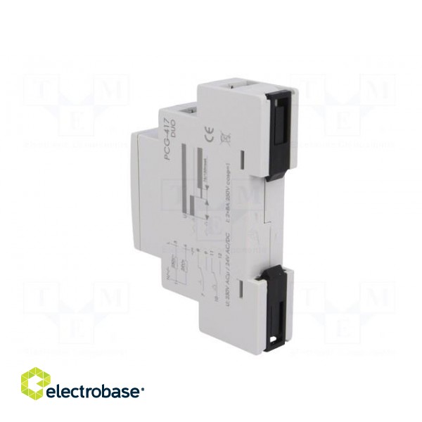 Timer | 1s÷1000s | DPDT | 8A | 24/230VAC | 24VDC | for DIN rail mounting image 4