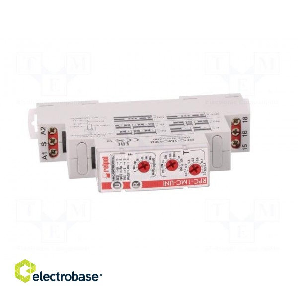 Timer | 1s÷10days | SPDT | 24VDC/16A,250VAC/16A | 12÷240VAC | DIN | IP20 image 9