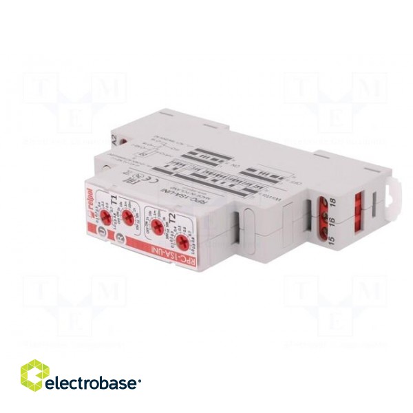 Timer | 1s÷10days | SPDT | 24VDC/16A,250VAC/16A | 12÷240VAC | DIN | IP20 image 2