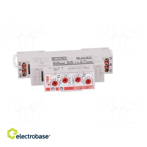 Timer | 1s÷10days | SPDT | 24VDC/16A,250VAC/16A | 230VAC | DIN | PIN: 6 image 9