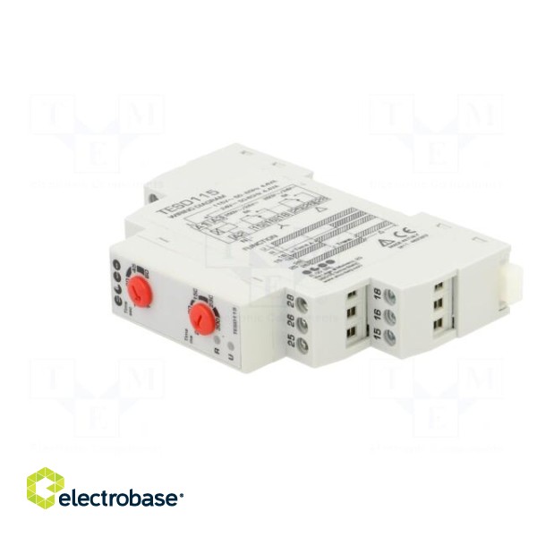 Timer | 1s÷60s | relay | 24VAC,115VAC | 24VDC | for DIN rail mounting image 2