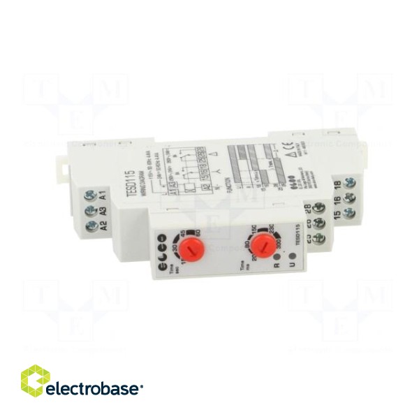 Timer | 1s÷60s | relay | 24VAC,115VAC | 24VDC | for DIN rail mounting image 9