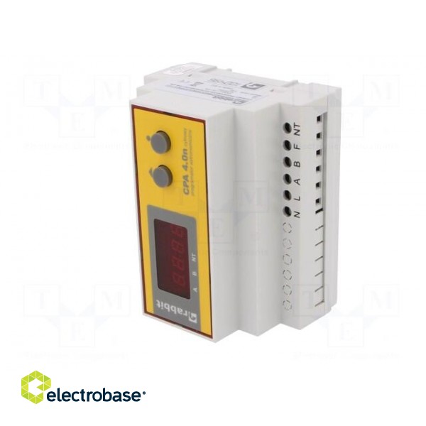 Programmable time switch | 230VAC | DIN | OUT 1: 230VAC/8A | IP20 фото 2