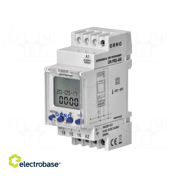 Programmable time switch | 230VAC | Number of operation modes: 1 image 2
