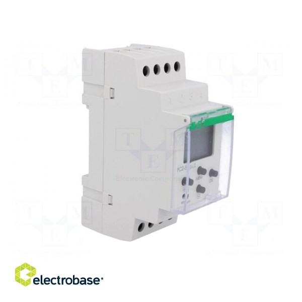 Programmable time switch | Range: 1 year | DPDT | 24÷264VAC | DIN image 8