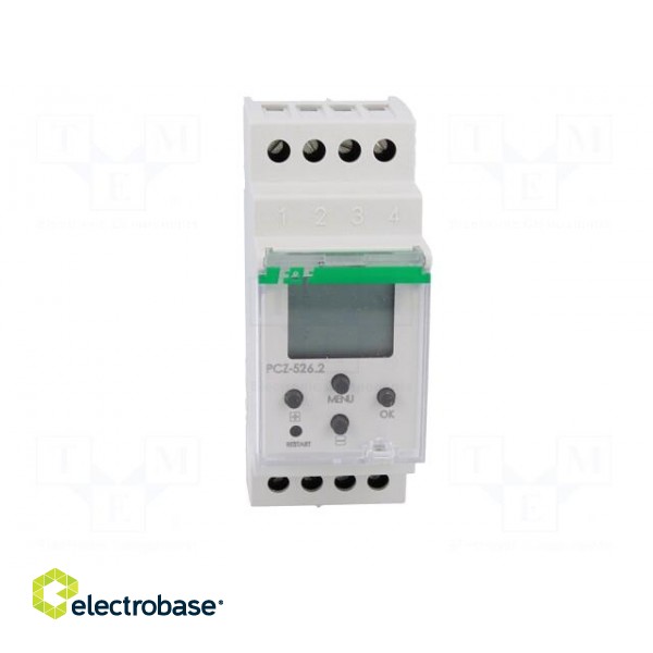 Programmable time switch | Range: 1 year | DPDT | 24÷264VAC | DIN image 9