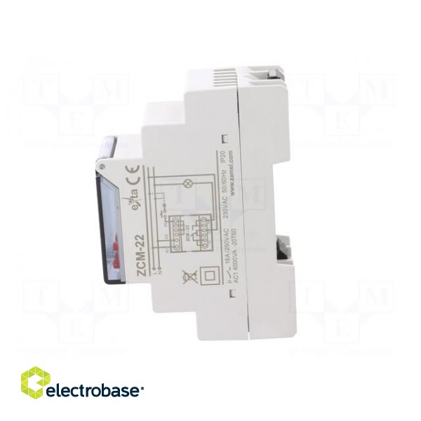 Programmable time switch | Range: 1 year | SPDT | 230VAC | PIN: 5 | IP20 image 3