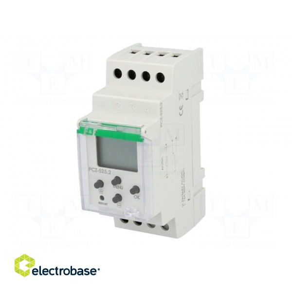 Programmable time switch | Range: 1 year | SPDT | 24÷264VAC | PIN: 5 image 2