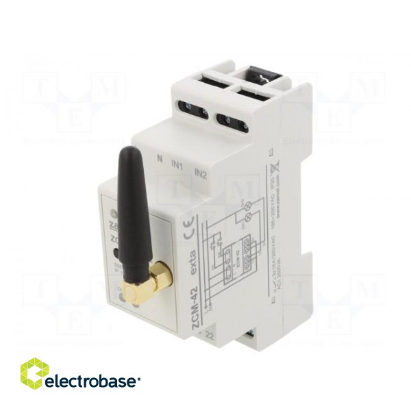 Programmable time switch | Range: 1 year | SPDT x2 | 230VAC | PIN: 8 image 1