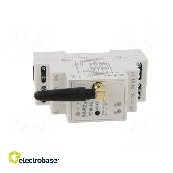 Programmable time switch | Range: 1 year | SPDT x2 | 230VAC | PIN: 8 image 9