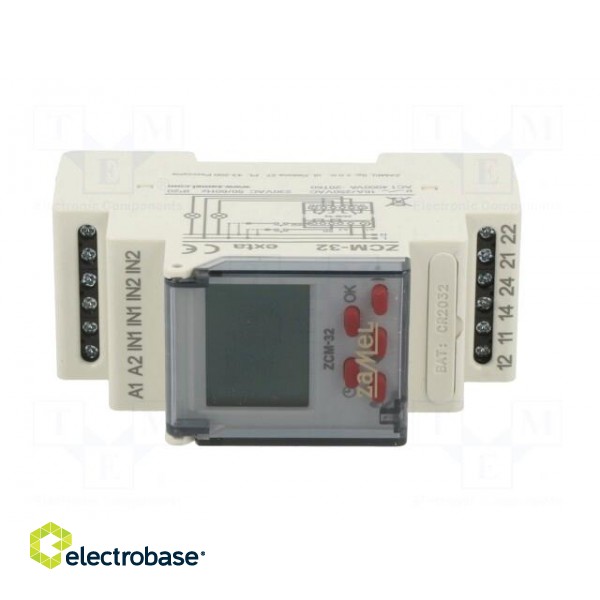 Programmable time switch | Range: 1 year | SPDT x2 | 230VAC | IP20 image 9