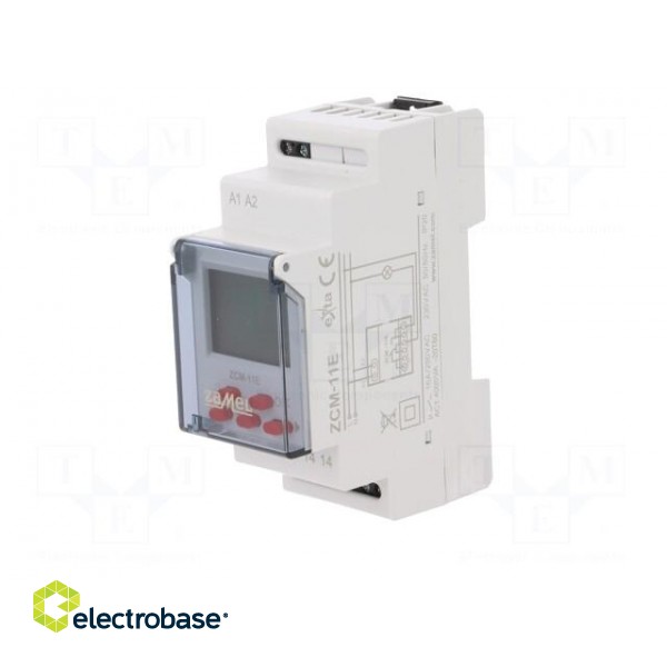 Programmable time switch | Range: 24h / 7days | SPDT | 230VAC | PIN: 5 image 2